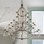 Livex Lighting - 6459-71 - Chesterfield - 30 Light Chandelier