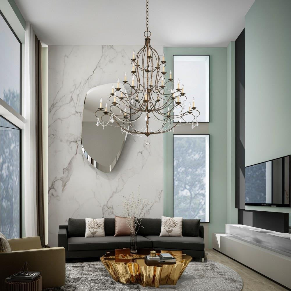 Livex Lighting - 6459-71 - Chesterfield - 30 Light Chandelier