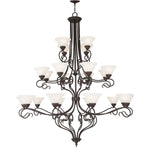 Coronado Bronze 56-Inch 22-Light Grand Foyer Chandelier
