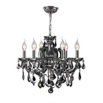 Chrome Six-Light Chandelier