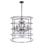 Group Filmore Vibrant Bronze Five-Light Swarovski Crystal Chandelier
