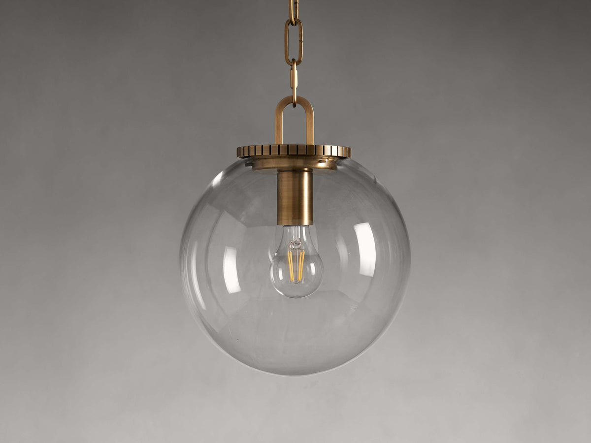 Wescott Globe Pendant with Chain