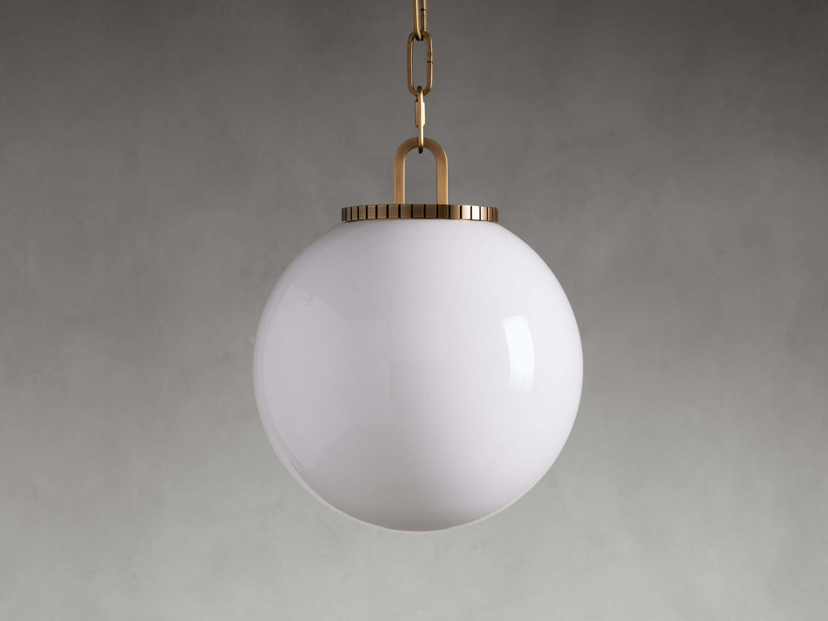 Wescott Globe Pendant with Chain