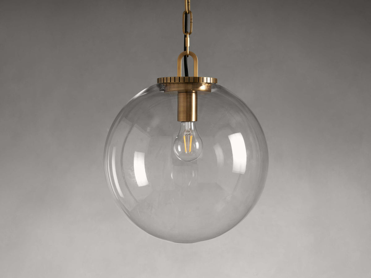 Wescott Globe Pendant with Chain