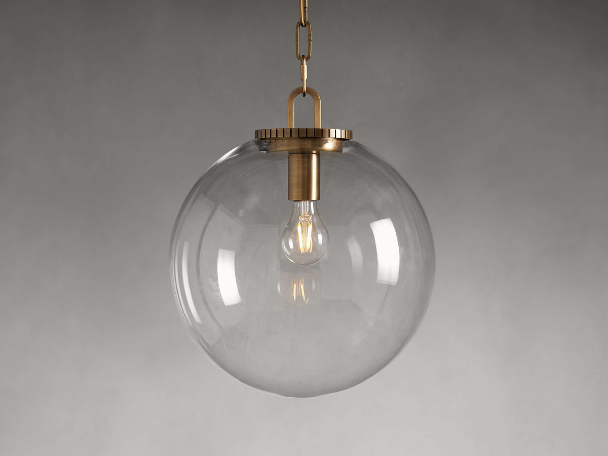 Wescott Globe Pendant with Chain