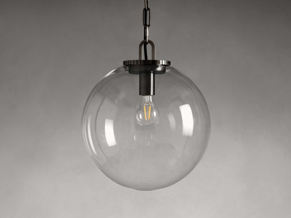 Wescott Globe Pendant with Chain