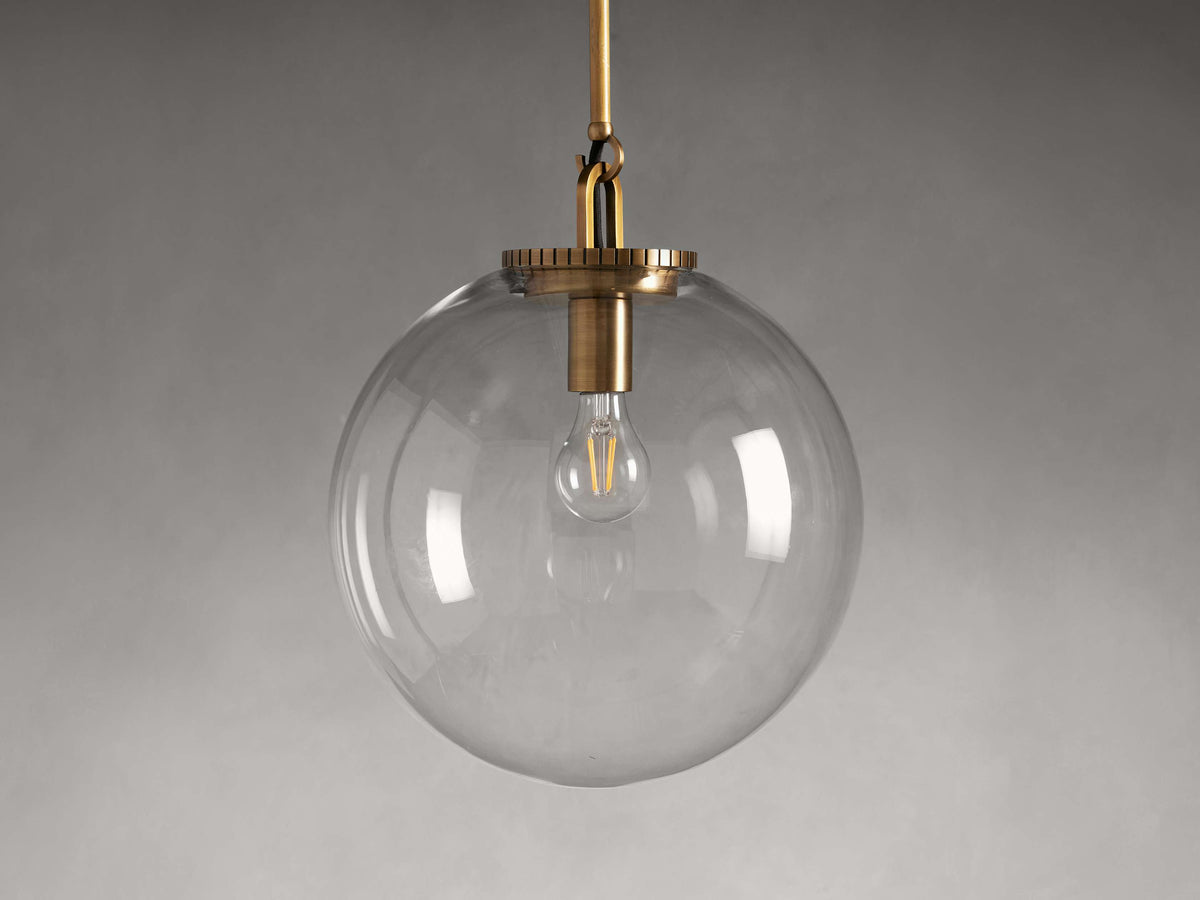 Wescott Globe Pendant with Rod