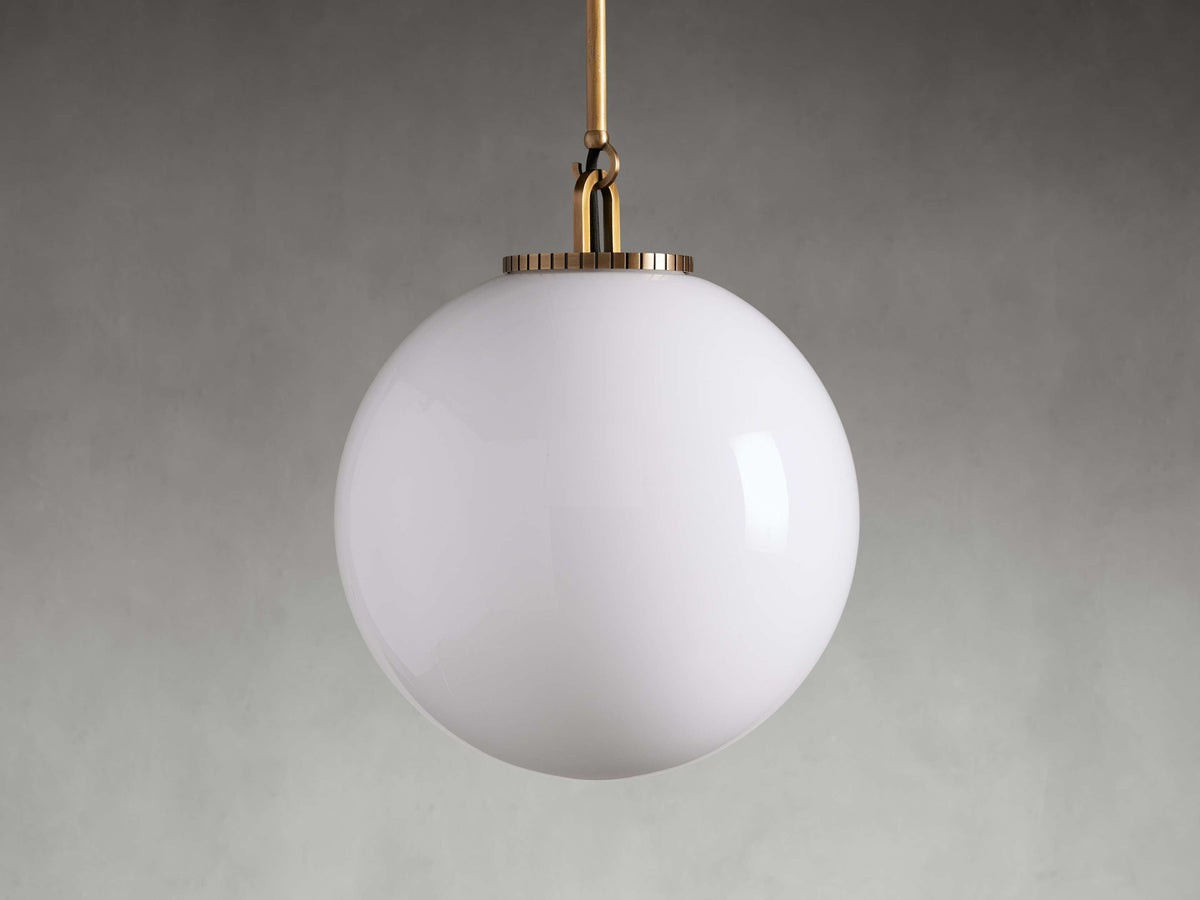 Wescott Globe Pendant with Rod
