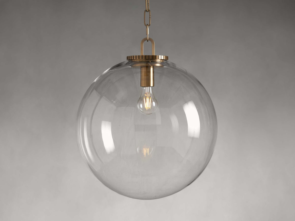 Wescott Globe Pendant with Chain
