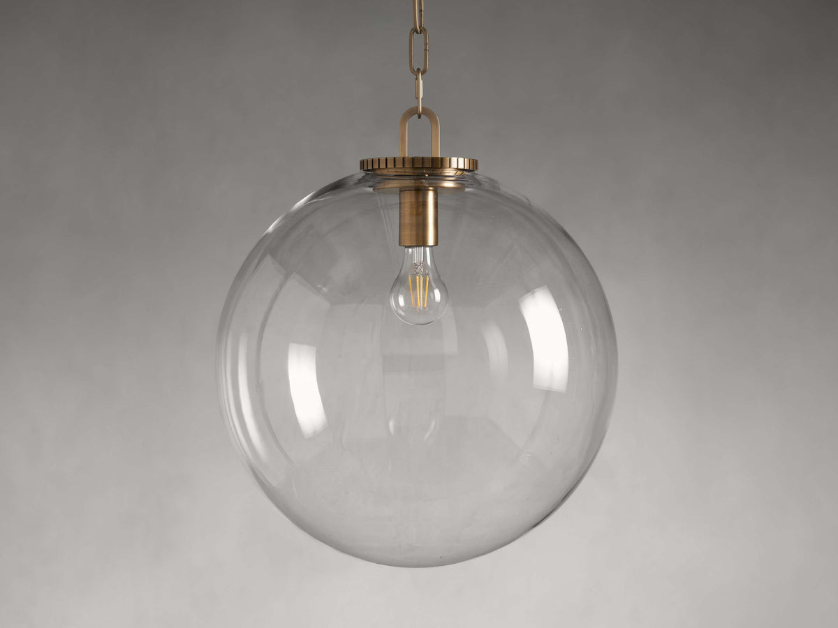 Wescott Globe Pendant with Chain