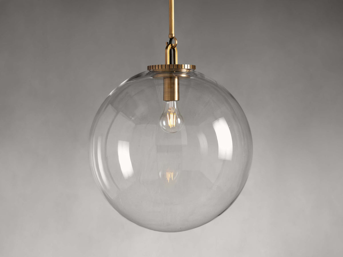 Wescott Globe Pendant with Rod