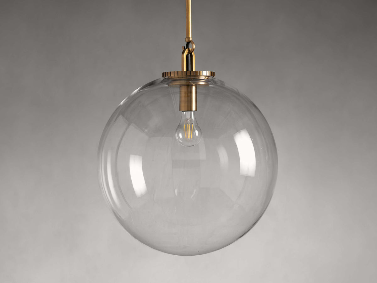 Wescott Globe Pendant with Rod