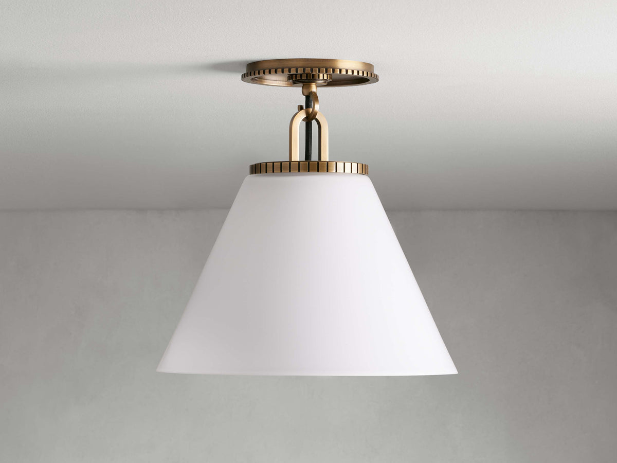 Wescott Cone Flush Mount