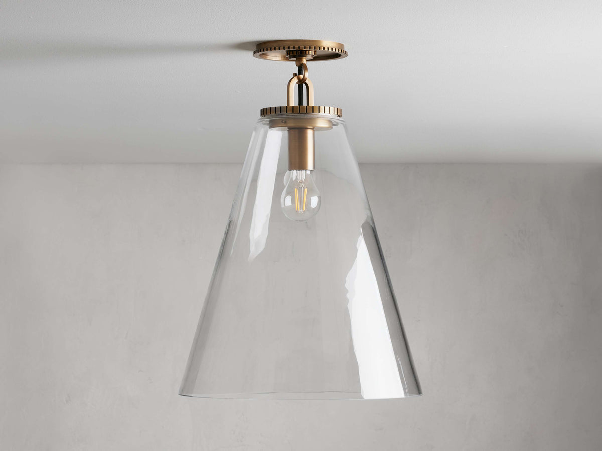 Wescott Cone Flush Mount