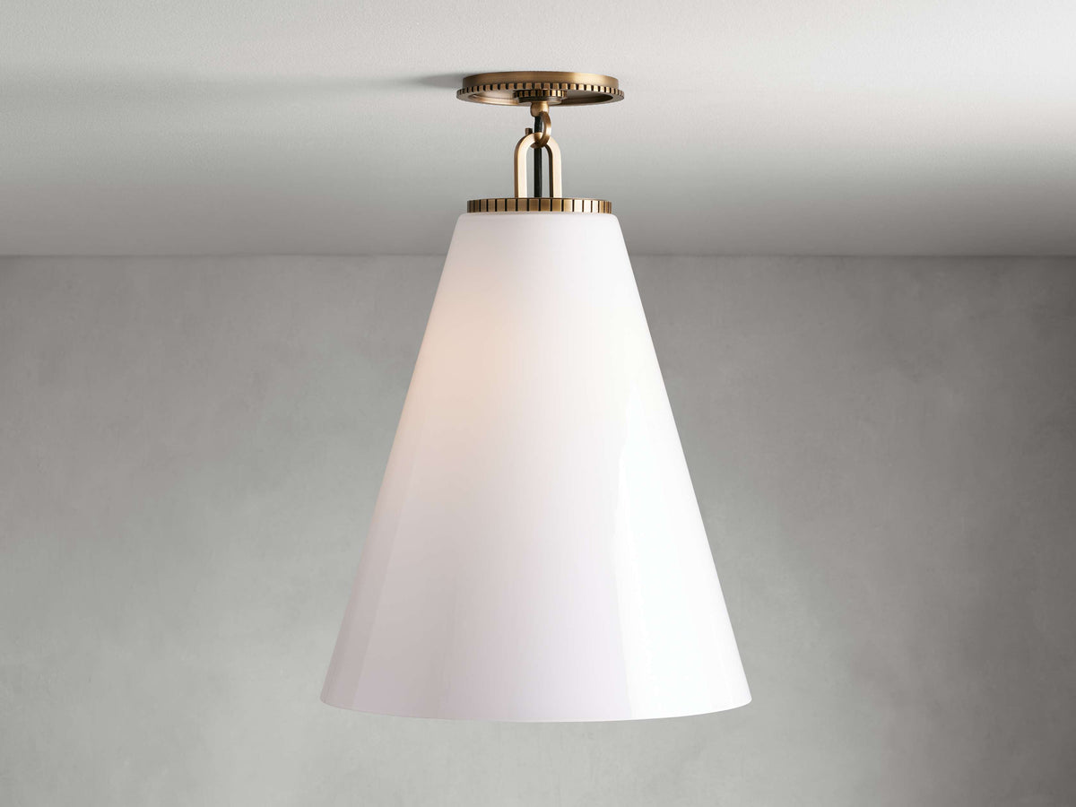 Wescott Cone Flush Mount