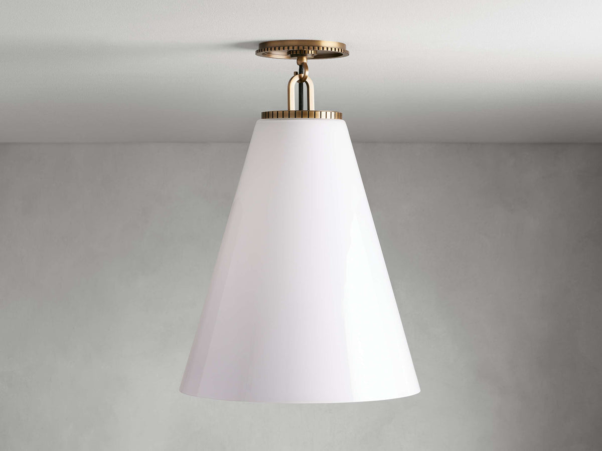 Wescott Cone Flush Mount