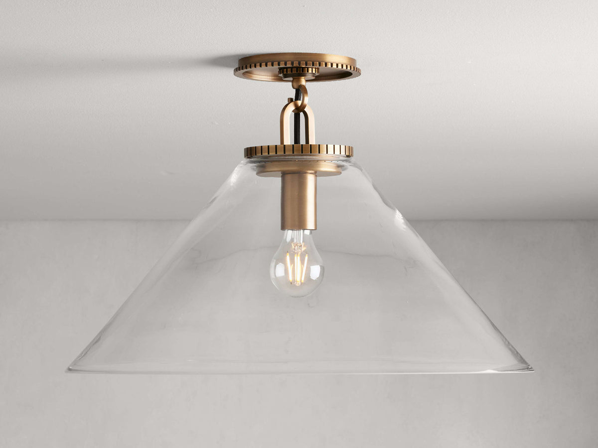 Wescott Cone Flush Mount