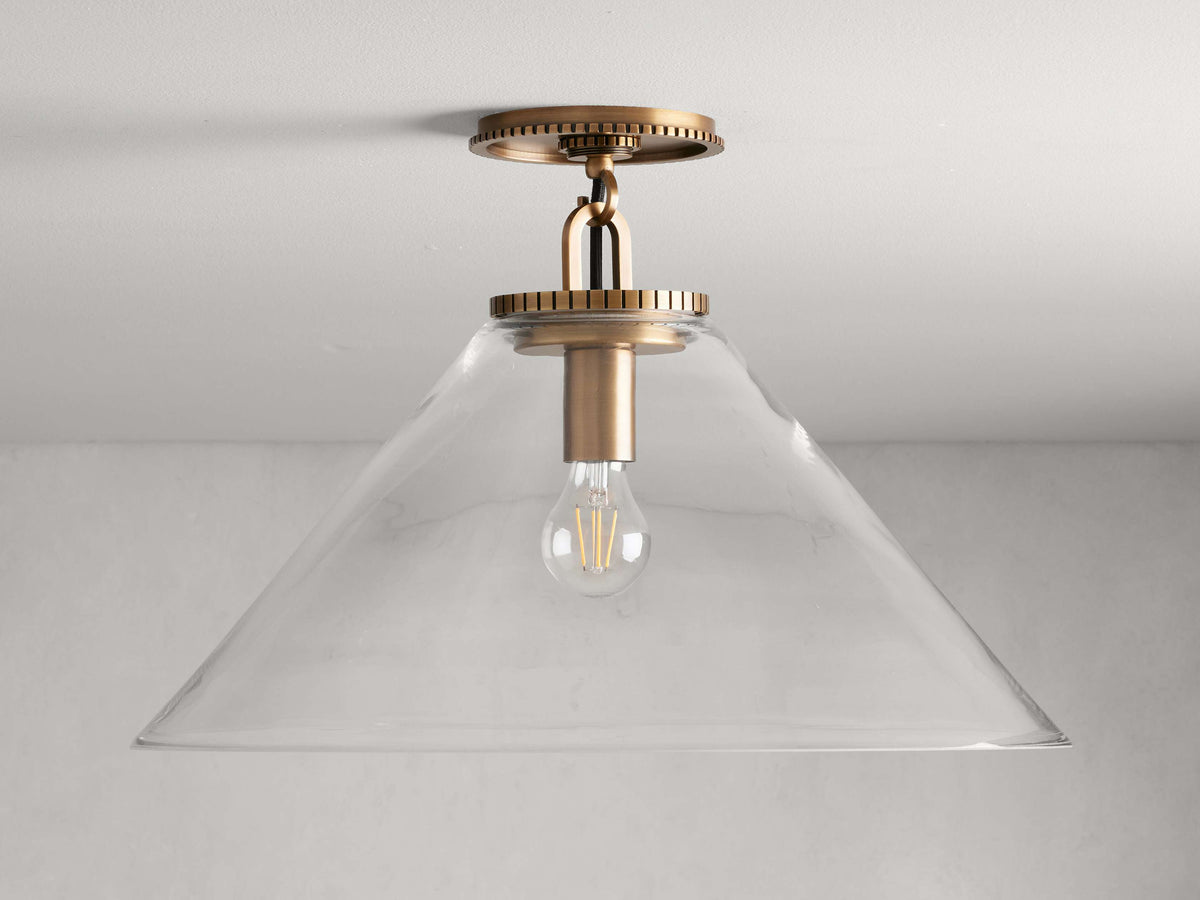 Wescott Cone Flush Mount