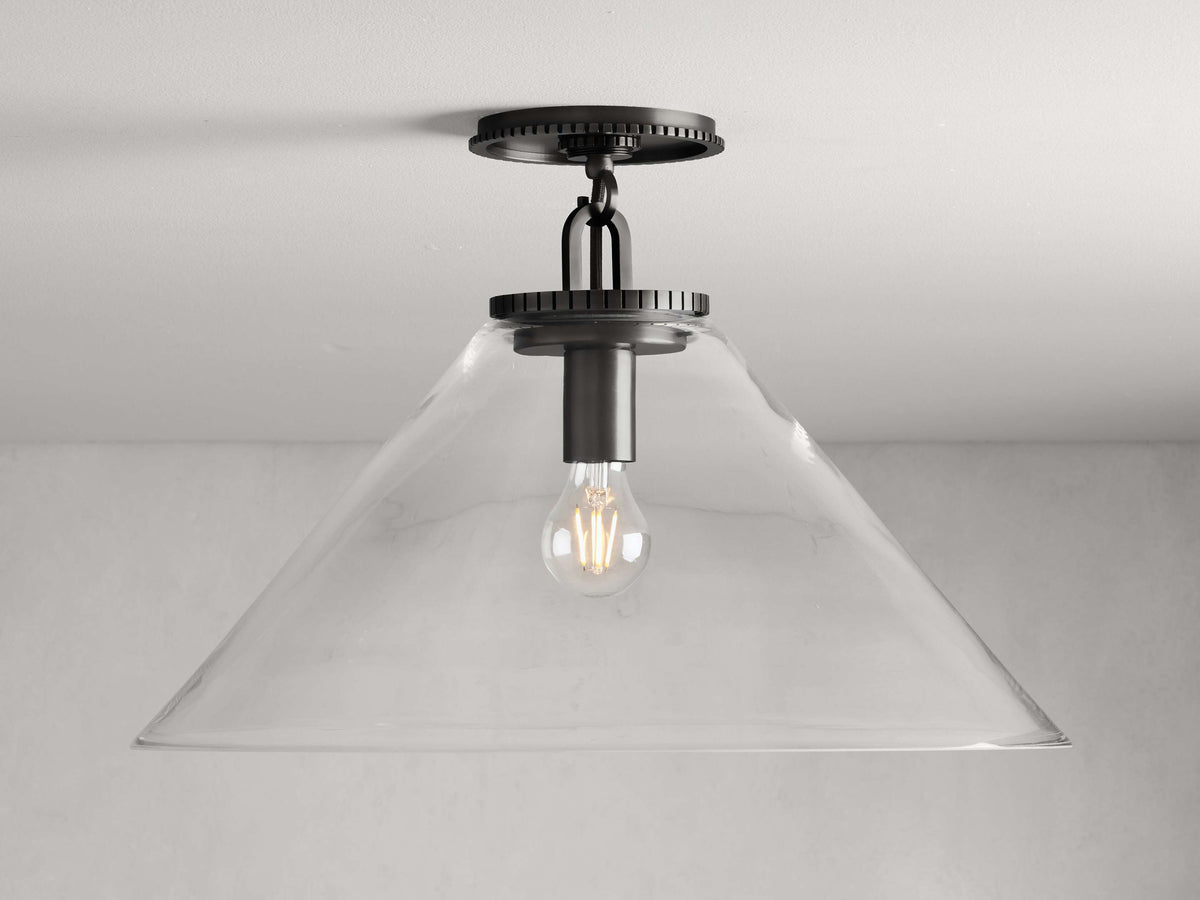 Wescott Cone Flush Mount
