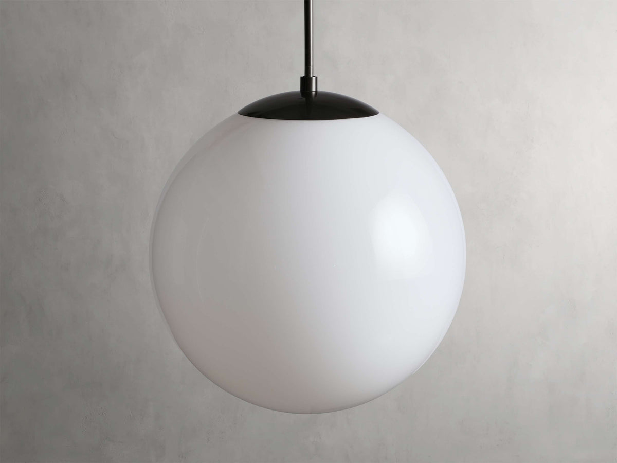 Wescott XL Globe Pendant with Rod