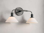 Theron Double Sconce in Bronze