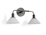 Theron Double Sconce in Bronze