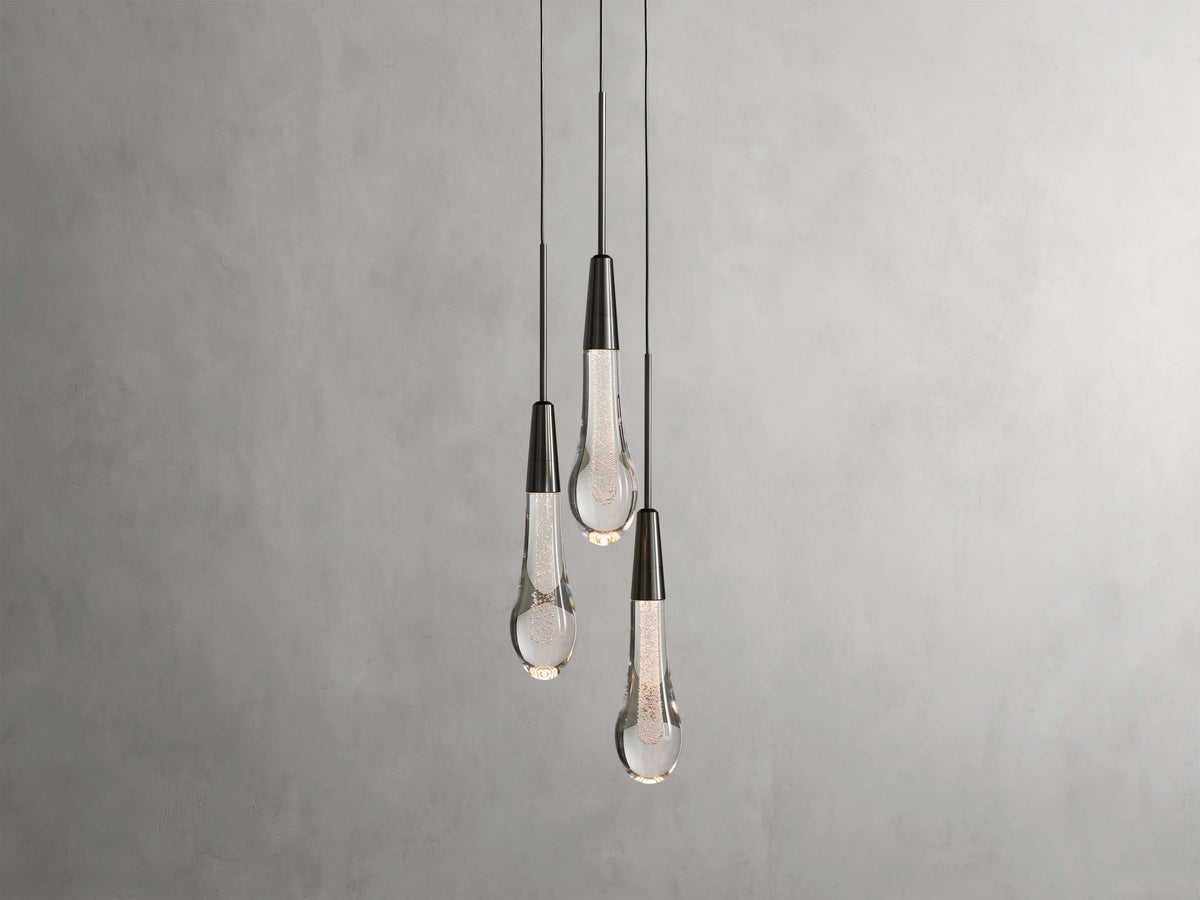 Soltaire Cluster Pendant