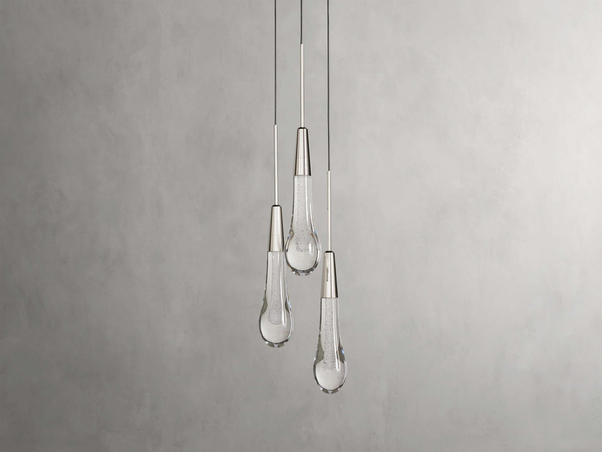 Soltaire Cluster Pendant