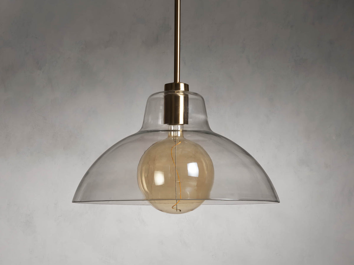 Bauer Dome Pendant with Bulb