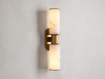 Harlin Double Sconce in Alabaster