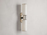 Harlin Double Sconce in Alabaster