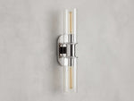 Harlin Double Sconce in Clear