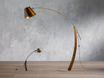 Arcadia Bronze Arc Floor Lamp
