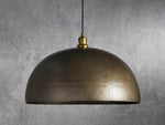 Recycled Metal Dome Pendant