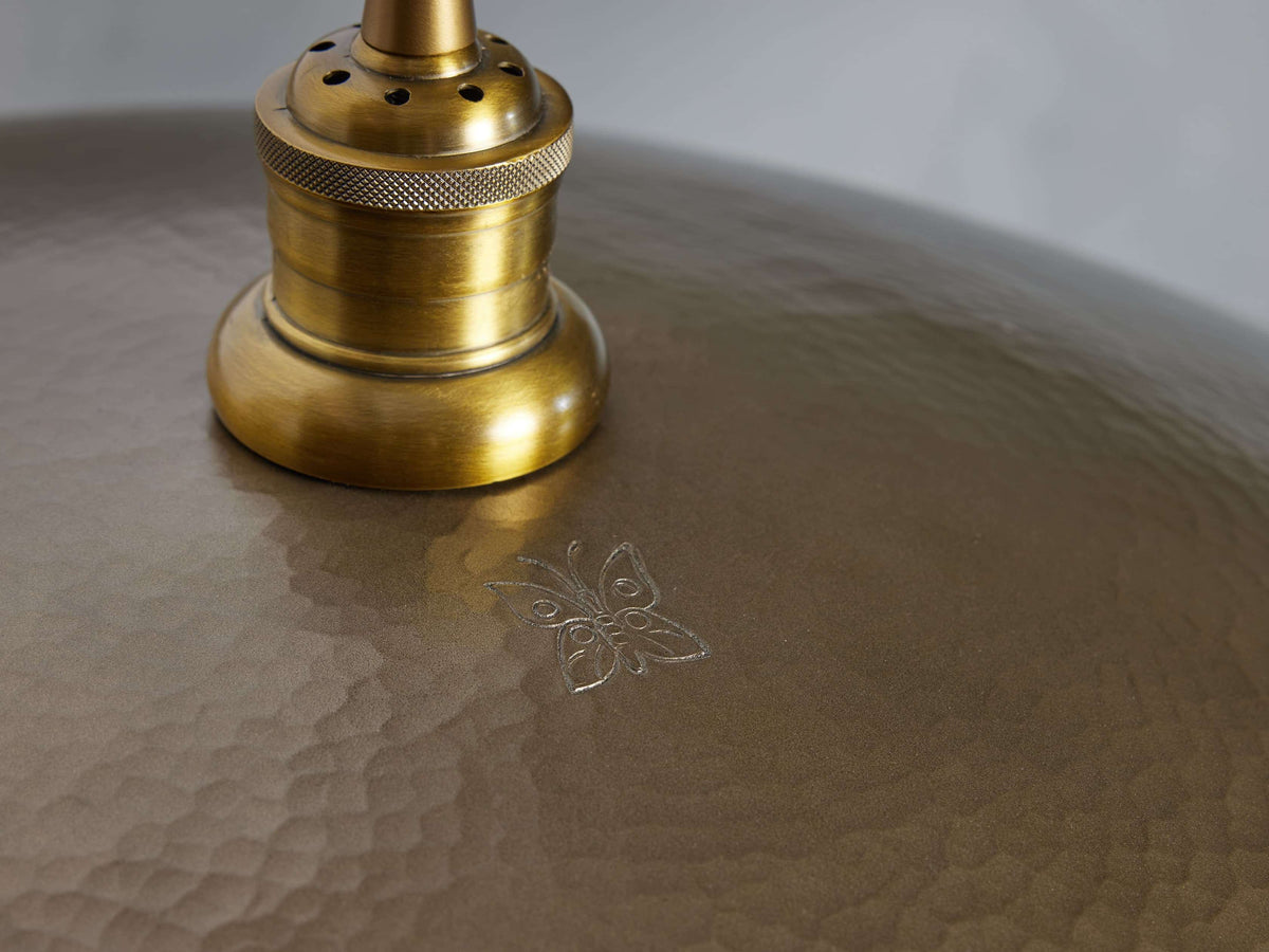 Recycled Metal Fan Pendant