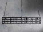 La Cage 50" Rectangular Chandelier in Bronze