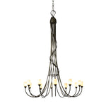 Flora Dark Smoke 43.5-Inch Twelve-Light Chandelier