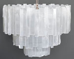 Selenite Chandelier, 3 Tiers, 30" W x 30" H