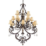 Fifteen-Light Chandelier