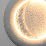 Creative Moon Shaped Waterproof LED 10W Modern Wall Lamp Exterior Decor