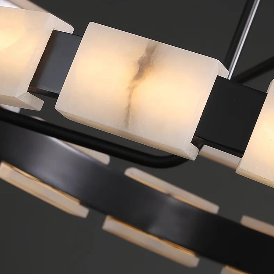 VillaMarble Mid-Century Modern Chandelier