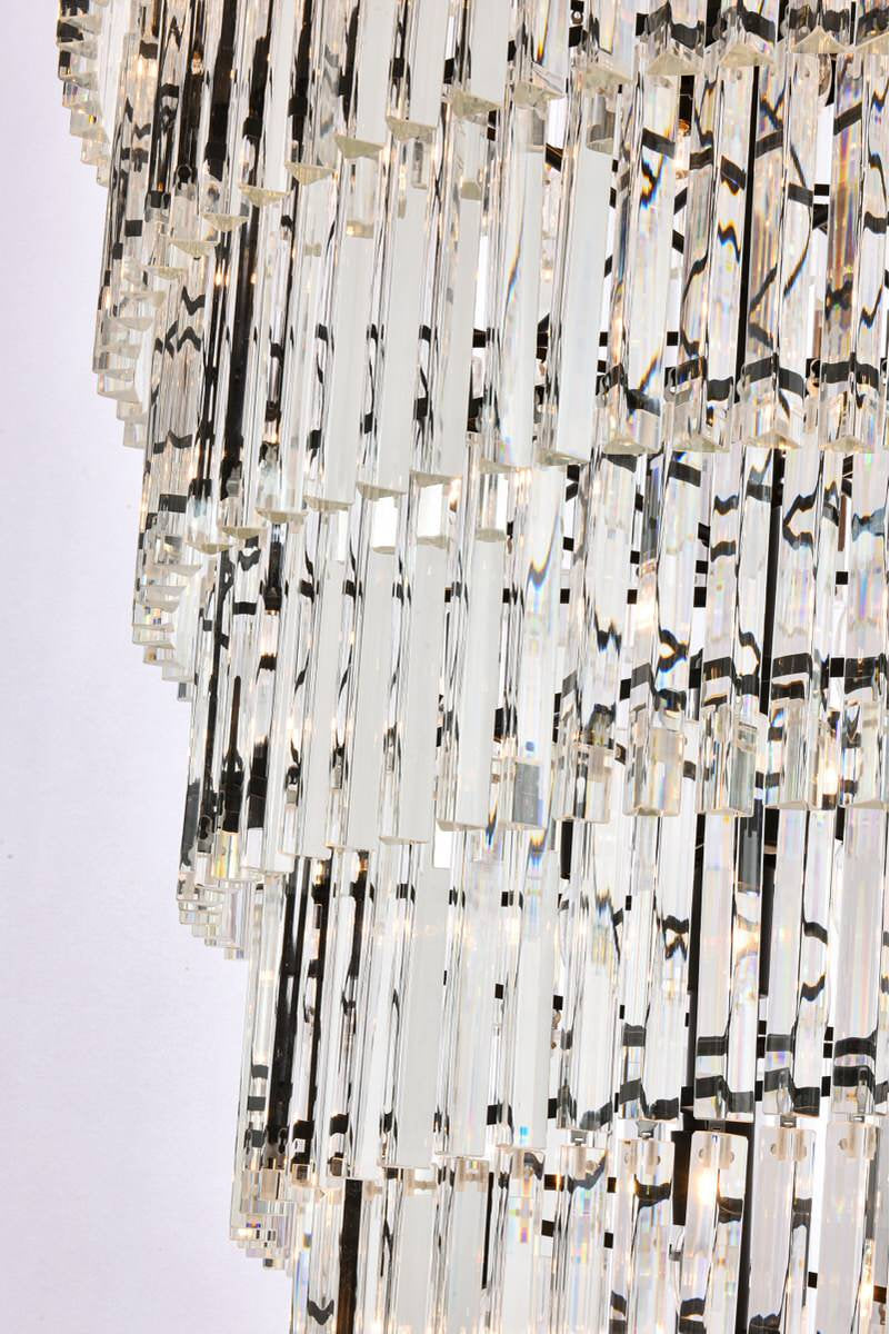Elegant Lighting Sydney 48" Spiral Crystal Chandelier