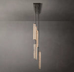 Audubon Crystal Linear Chandelier 54"