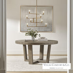Gambit Chandelier, 8-Light, LED, Brass, 35.3"W (700GMBCR-LED927 70DN4W2)