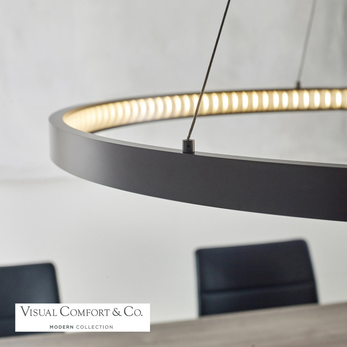 Bodiam Chandelier, 1-Light, LED, Antique Bronze, 48.5"W (700BOD48Z-LED930 70P9D6D)