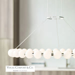 Orbet Chandelier, Integrated LED, Nickel, 42.4"W (700OBT42N-LED927 70PGALF)