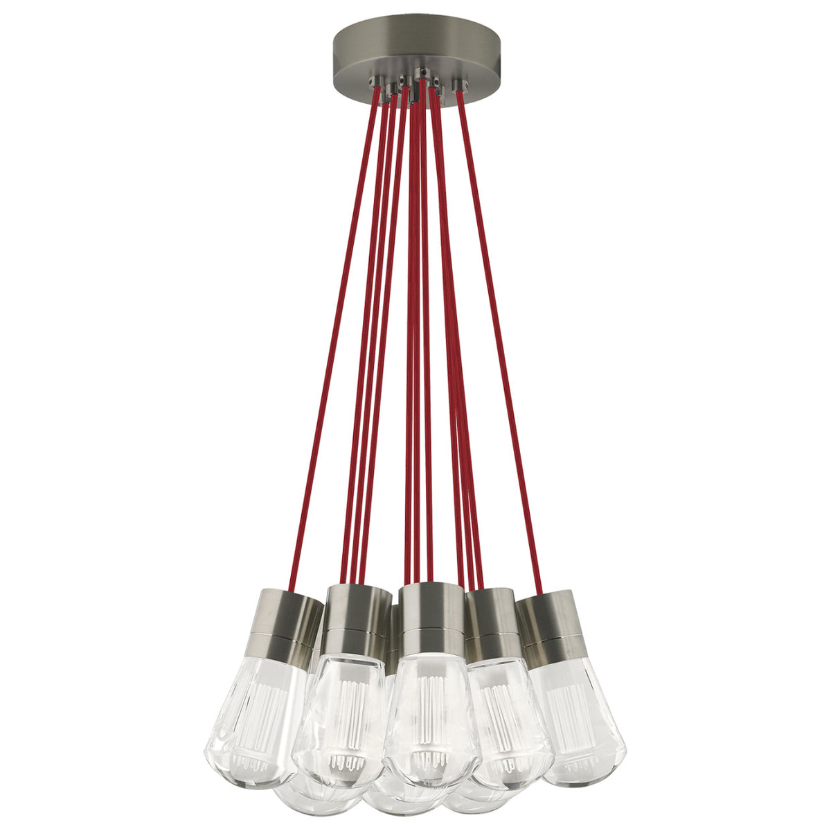 Alva Pendant, 11-Light, LED, Satin Nickel, 18"W (700TDALVPMC11PS-LED930 70E7JTA)