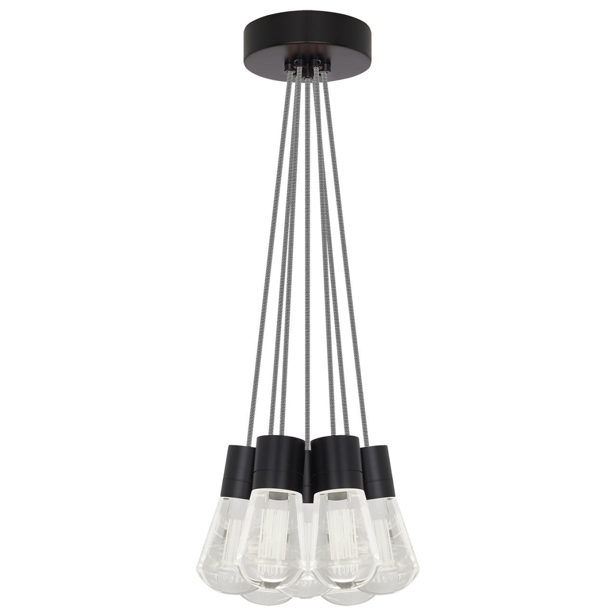 Alva Pendant, 7-Light, LED, Black, 14"W (700TDALVPMC7BB-LED930 70E7KRX)