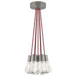 Alva Pendant, 7-Light, LED, Black, 14"W (700TDALVPMC7PB-LEDWD 70EACKE)