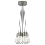Alva Pendant, 7-Light, LED, Black, 14"W (700TDALVPMC7UB-LEDWD 70EACKZ)